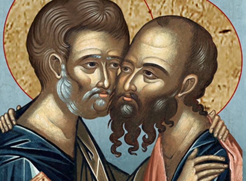 The icon of Saints Peter and Paul