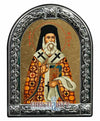 Saint Nektarios (Metallic icon - MC Series)-Christianity Art