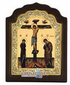 The Crucifixion (Silver icon - C Series)-Christianity Art