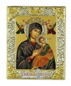 Virgin Mary Perpetual Help (Silver icon - G Series)-Christianity Art