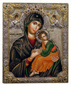 Virgin Mary Perpetual Help (Silver icon - G Series)-Christianity Art