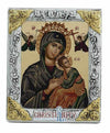 Virgin Mary Perpetual Help (Silver icon - G Series)-Christianity Art