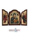 Virgin Mary Perpetual Help (Triptych - TES Series)-Christianity Art